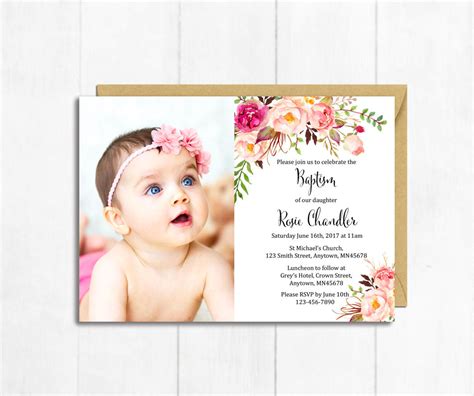 Baptism Invitation 14 Examples How To Make