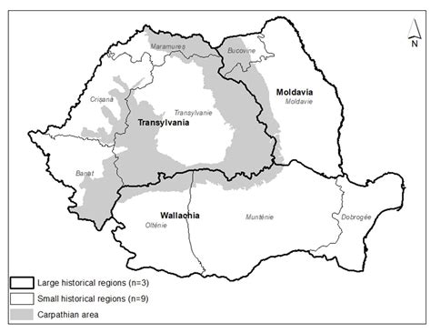 Printable Romania Map With Regions – Free download and print for you.