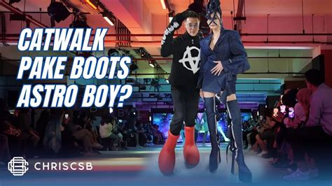 Catwalk Pake Astroboy Big Red Boots MSCHF Di JF3 Fashion Festival