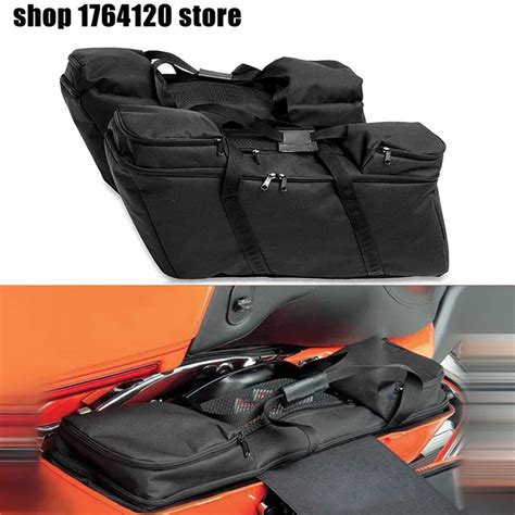 Motorrad Innen Taschen Gep Ck Seiten Taschen Sattel Tasche Liner Tour