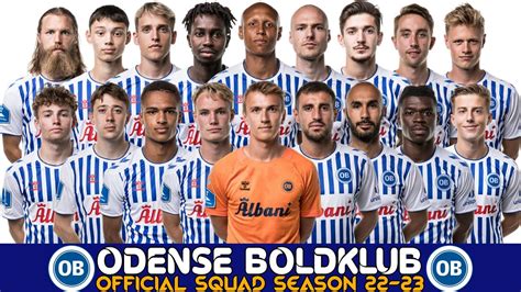 Odense Boldklub Full Official Squad 2022 23 New Player S Superliga