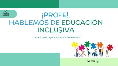 Profe Hablemos De Educaci N Inclusiva