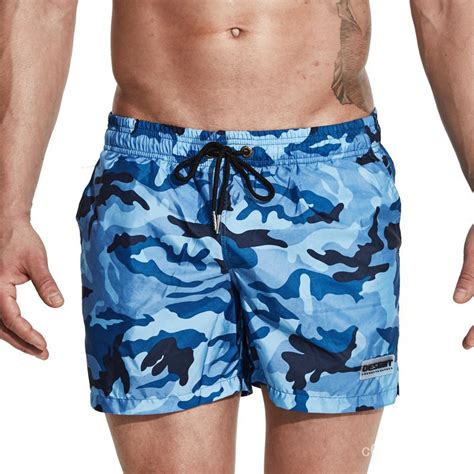 Camouflage Mens Swimming Shorts Desmiit Swimwear Man Swimsuit Quick Dry