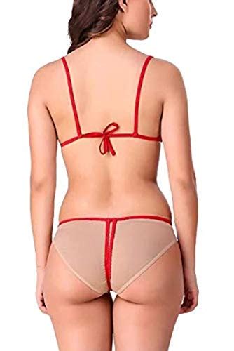 Buy SIRI FASHION HUB Bikini Lace Bra Panty Lingerie Set For Women S And