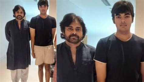 Pawan Kalyans Viral Pic With His Son Akira Telugu Nestam