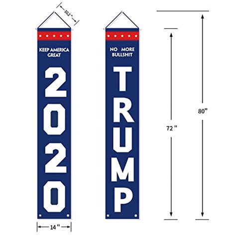 Trump 2020 Flag No More Bull Keep America Great Large Banners Outdoor