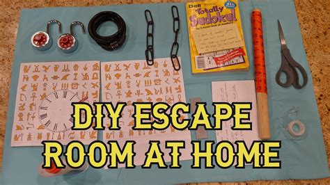 Diy Escape Room At Home Youtube