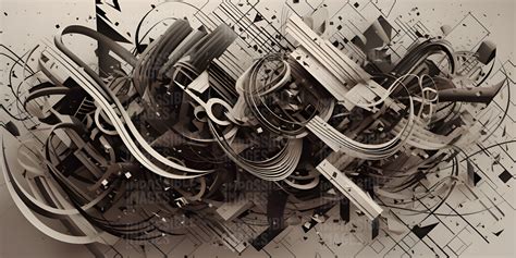 Complex abstract paper sculpture - Impossible Images - Unique stock ...