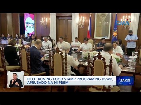 Pilot Run Ng Food Stamp Program Ng DSWD Aprubado Na Ni PBBM Videos