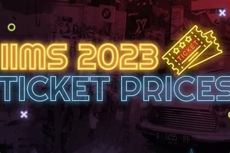 IIMS 2023 Resmi Dibuka Untuk Umum Hari Ini Cek Harga Tiket Masuk Dan