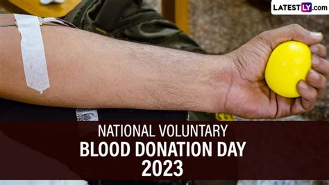 National Voluntary Blood Donation Day 2023 In India Date History And