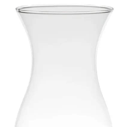 Transparante Home Basics Sierlijke Bloemenvaas Glas D X H Cm