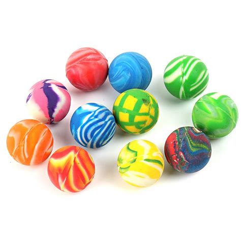 Mixed Bouncy Ball Funny Toy Balls Solid Floating Bouncing Child Elastic