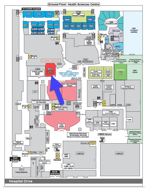 Health Sciences Centre Map Map Of South America