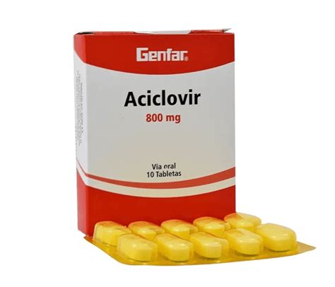 Aciclovir Mg Tabletas Gf Farmaciasver