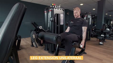 Leg Extension Unilateraal Fysio Fitaal Fysiotherapie Uit Tilburg