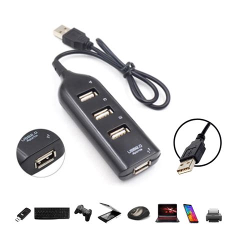 Extensor De Adaptador Usb Portas Para Notebook Pc Pendrive