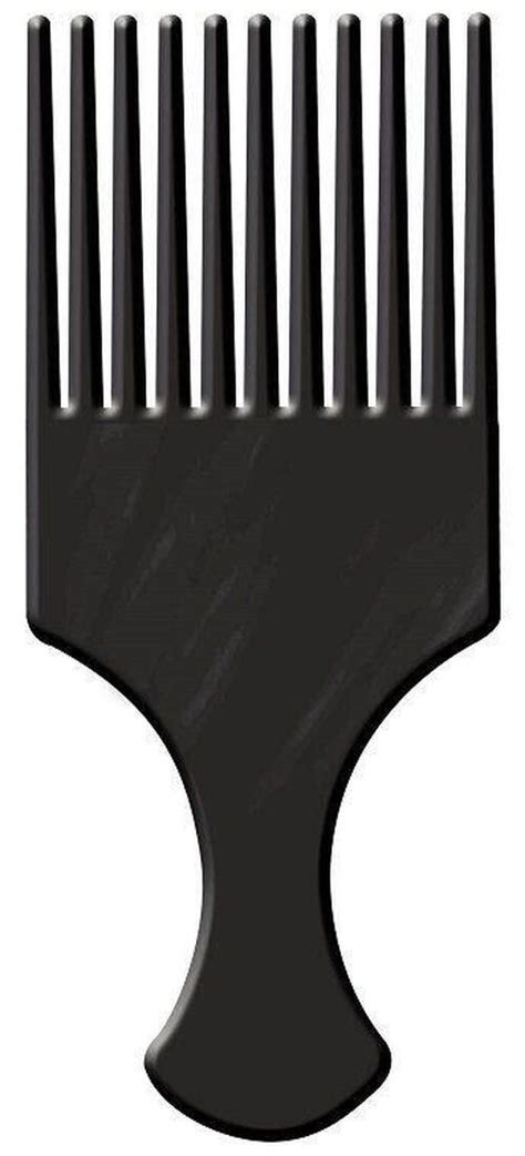 Comprar Pente Afro Preto Dentes Largos A Partir De R 9 69