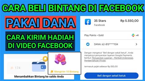 Cara Beli Stars Bintang Di Facebook YouTube