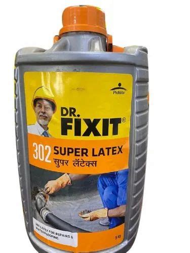 Milky White Dr Fixit 302 Super Latex Waterproofing Chemical For