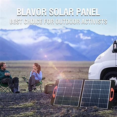 BLAVOR Paneles Solares De 30 W Cargador Solar Plegable Monocrist