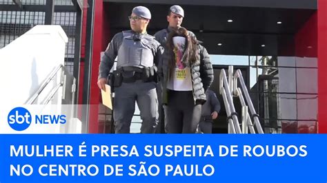 Mulher Presa Suspeita De Praticar Roubos Na De Mar O