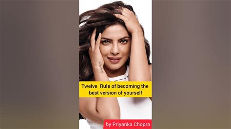 12 Rules By Priyanka Chopra Priyanka Chopra Motivational Youtube