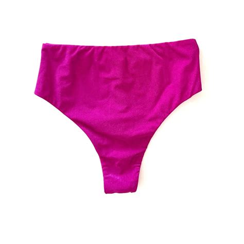 Calcinha biquíni Hot pants fio duplo fúcsia malibu eden