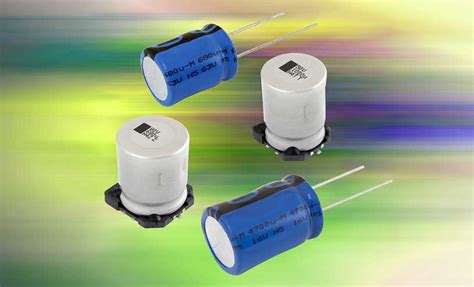 Vishays New Aluminum Capacitors Feature Increased Vibration Resistance