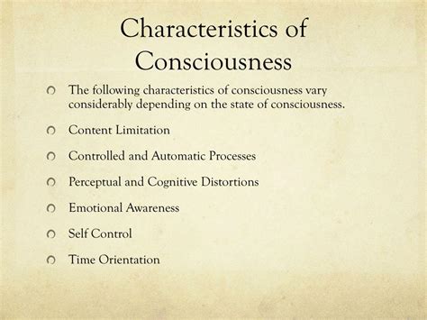 Ppt Consciousness Powerpoint Presentation Free Download Id2287690