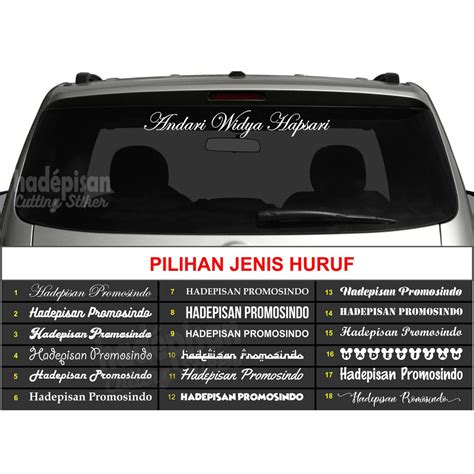 Detail Contoh Tulisan Cutting Sticker Koleksi Nomer 8