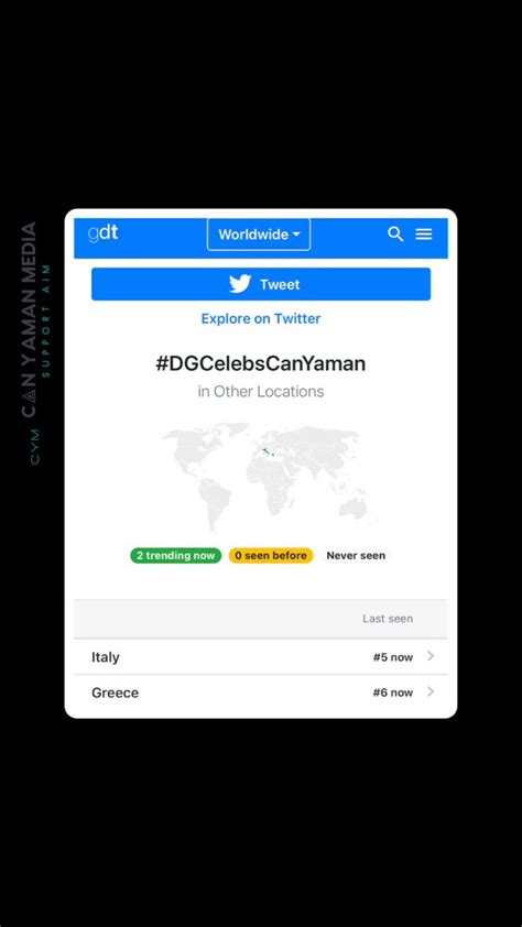 Locamon On Twitter Rt Canyamanmedia Trend Gdt Italy N N