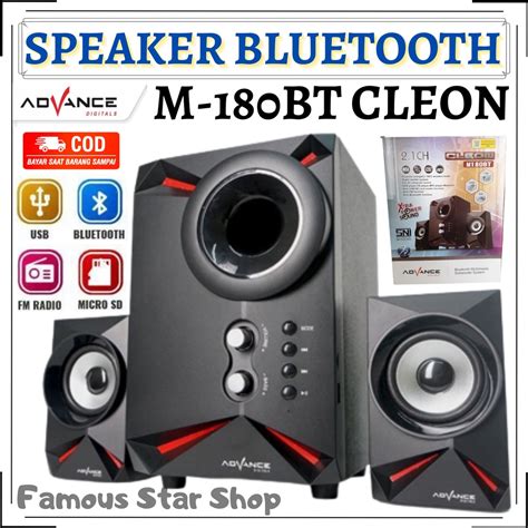 Jual Speaker Advance Cleon M Bt Bentuknya Modern Bass Nya Mantap