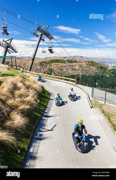 Queenstown South Island New Zealand Queenstown Skyline Luge Track