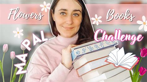 Pile Lire Flowers Books Challenge Youtube