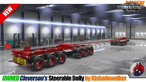 Steerable Dolly Trailer V X For Ats American Truck Simulator