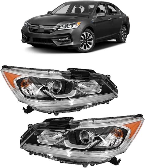 Amazon For Honda Accord Headlights Assembly Pair Driver