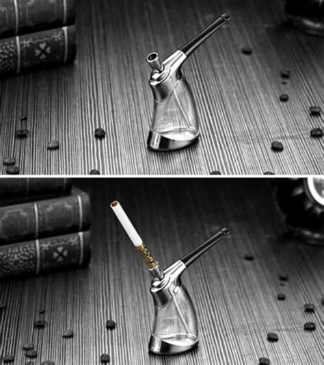 HOT Portable Mini Water Bong Smoking Pipe Herb Tobacco Smoke Hookah Shisha Resin Sale Price