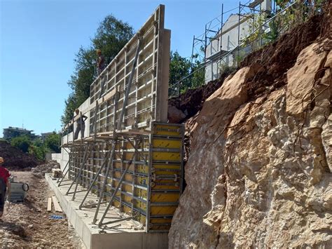 Detailed Design Of Reinforced Concrete Retaining Walls Rijeka