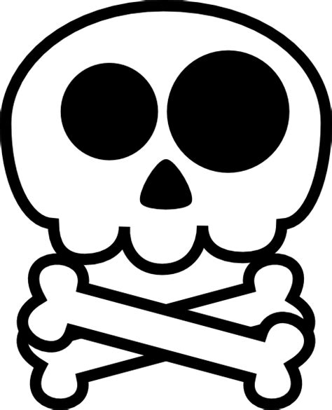 Skull Crossbones Stencil - ClipArt Best