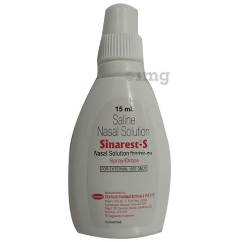 Sinarest S Nasal Drops Buy Bottle Of 150 Ml Nasal Drops At Best Price