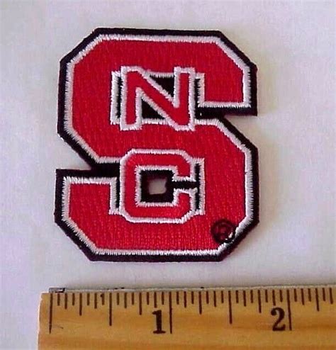 North Carolina State University Logo 2 X 1 34 Iron On Patch Ebay