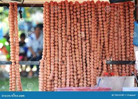 Sausage Shape Round Stock Image Image Of Round Unhealthy 79416187