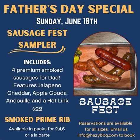 Fathers Day Hazy Barbecue Barbecue Restaurant In Danville Ca