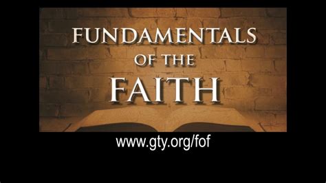 Fundamentals Of The Faith Lesson 2 Youtube