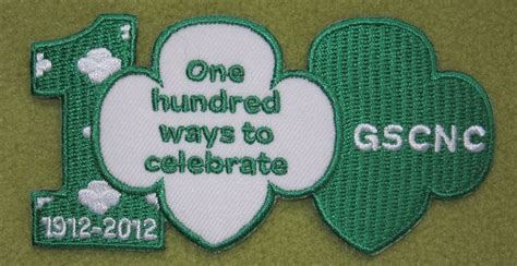 Girl Scouts Nations Capital 100th Anniversary Patch One Hundred Ways