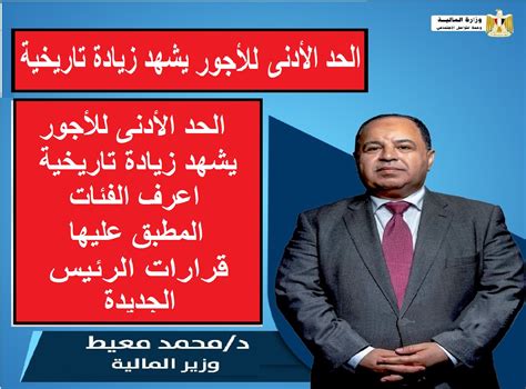 مصر فايف الحد الأدنى للأجور يشهد زيادة تاريخية اعرف الفئات المطبق