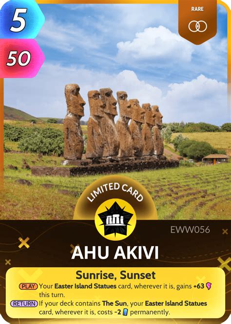 Ahu Akivi Cards The Universe And Everything Wiki Fandom