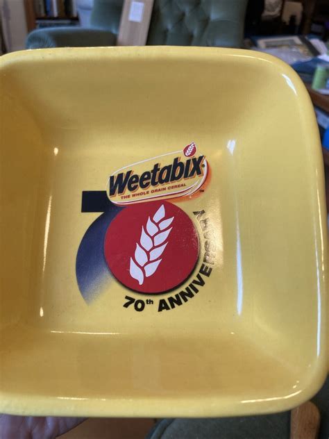 Weetabix 70th Anniversary Square Bowl Ebay