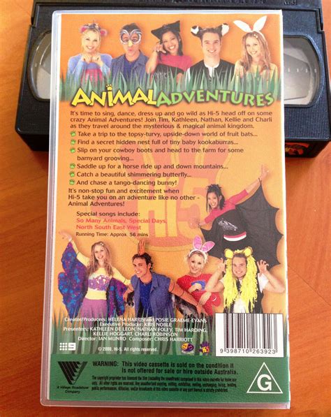 Hi 5 Animal Adventures Vhs Ebay